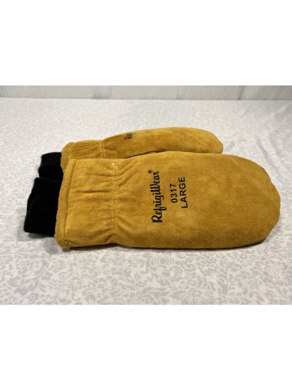RefrigiWear Insulated Leather Mitt Large 0317, Protection for Extreme Temps - Picture 6 of 10
